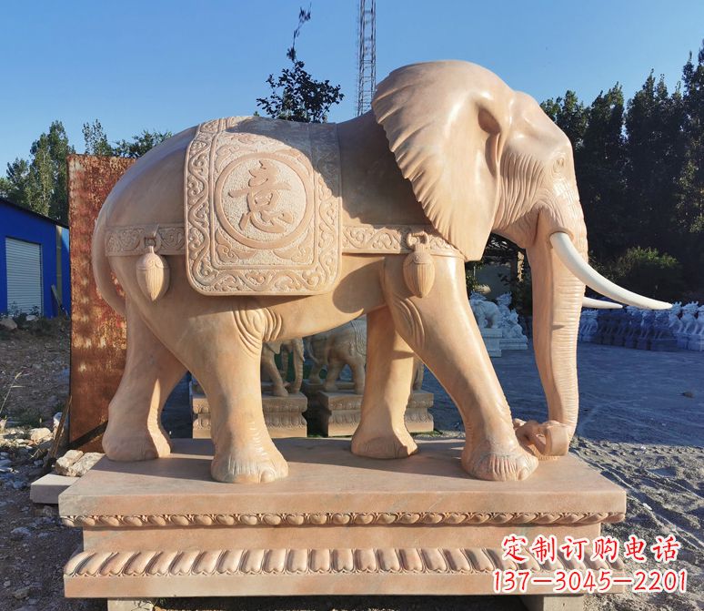 常州南中领雕塑的大象雕塑