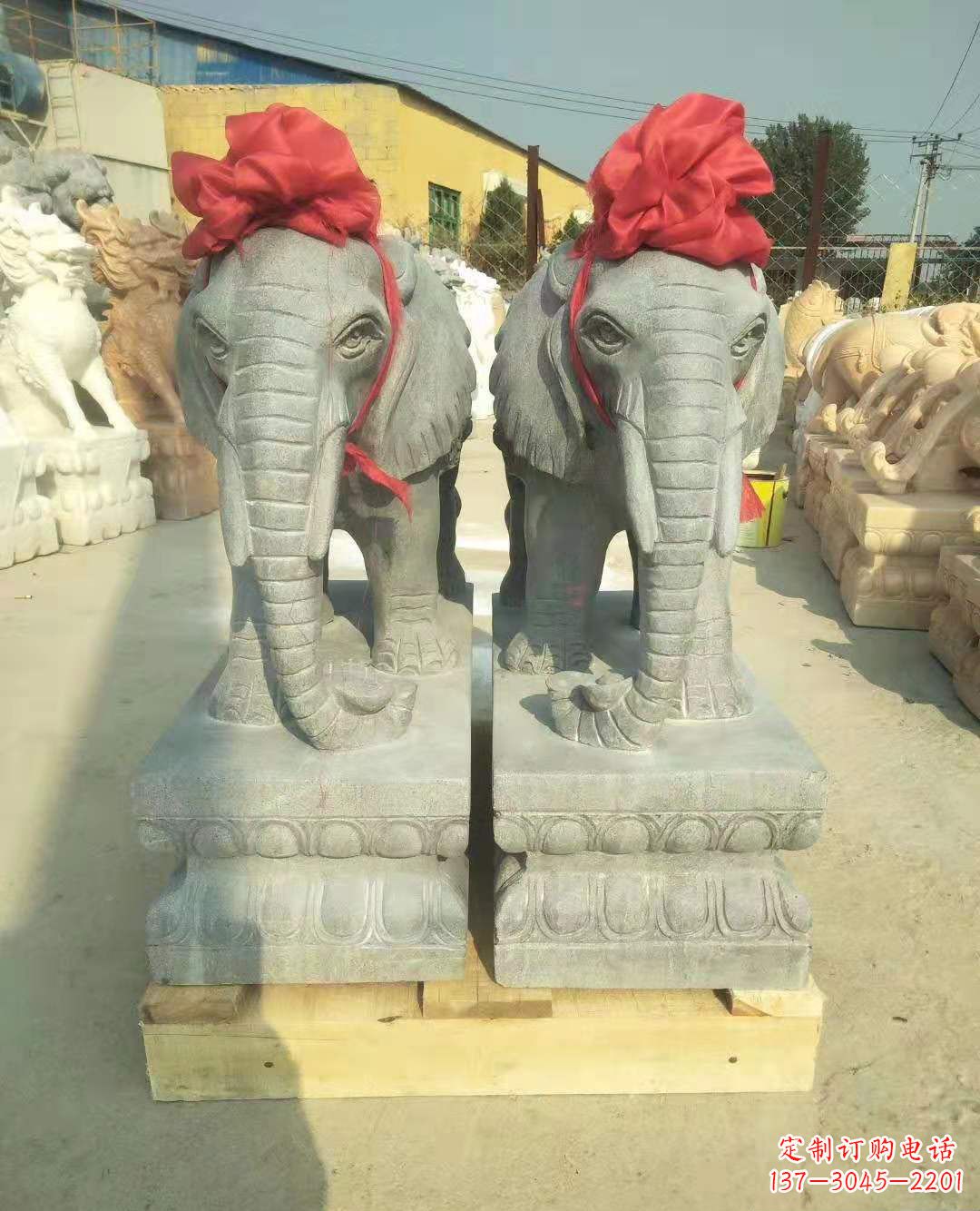 常州中国古典风格大象雕塑