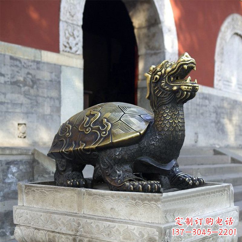 常州弥勒佛坐赑屃雕塑,神秘而古老