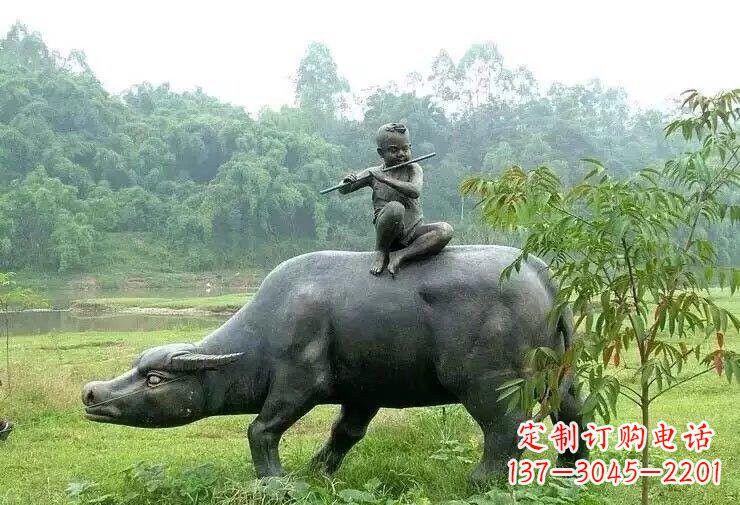 常州艺术精美的牧童铜雕