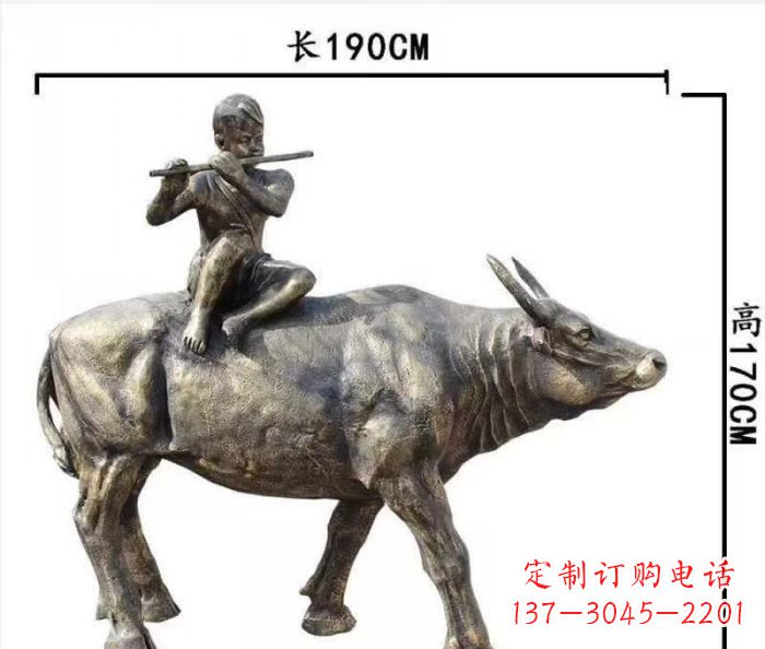 常州完美的牧童铜雕,精雕细琢,定制之选