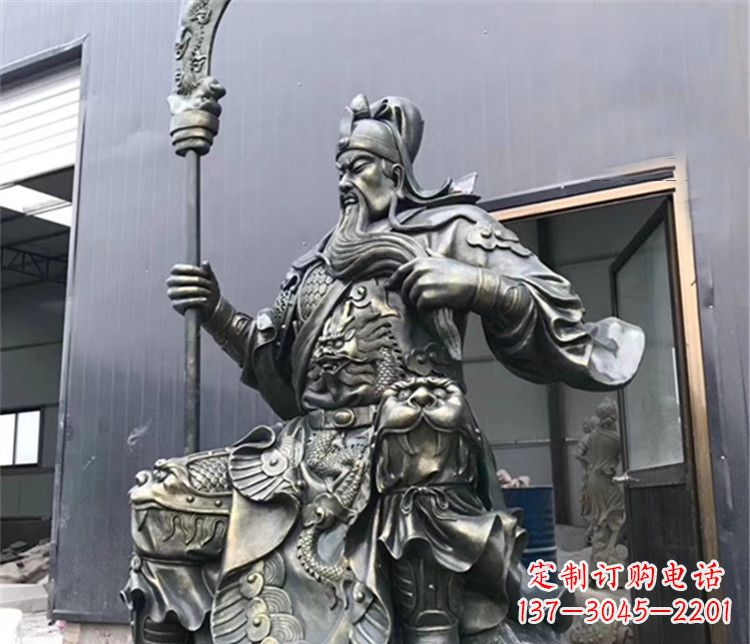 常州高雅典雅的关公铜雕