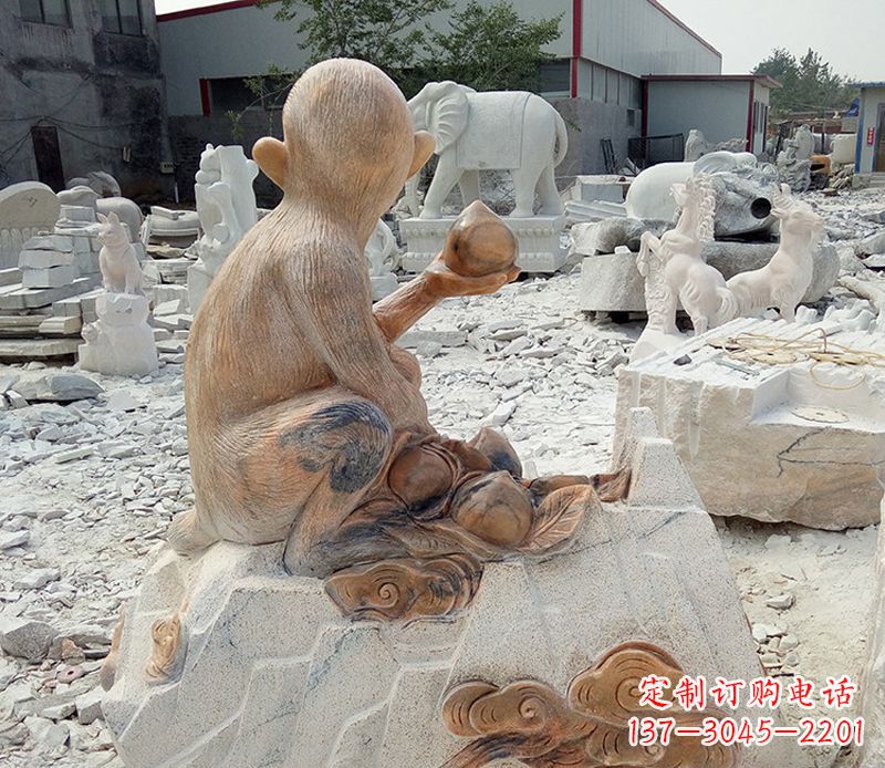 常州精美猴子石雕,带来浓浓的节日气息