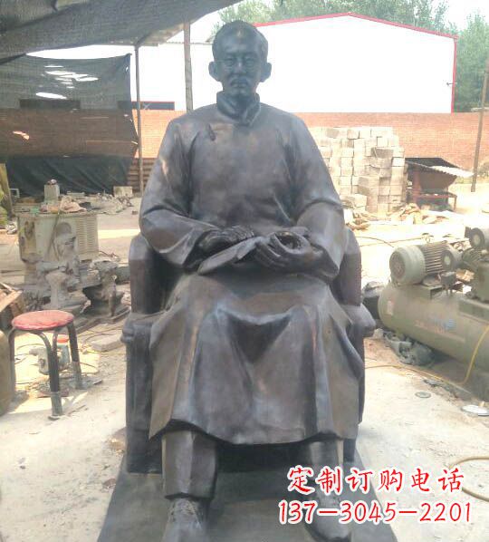 常州蔡元培铜雕:让你的精神耀眼发光