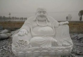 常州质感非凡的汉白玉弥勒佛雕塑