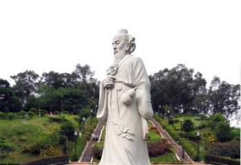 常州张仲景石雕雕塑，精工细作，传承古代文化