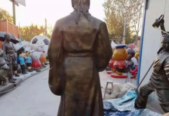 常州精美雕塑永流传——华佗名医铜雕（定制）