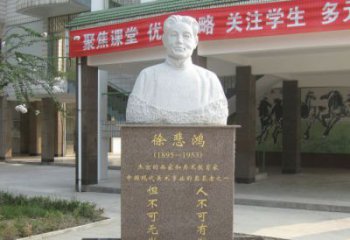 常州传承徐悲鸿精神，现代工艺展现艺术之美的徐悲鸿雕塑