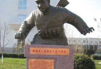 常州精美黄继光铜雕，品质保证