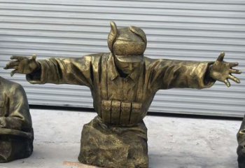 常州黄继光铜雕是由中领雕塑定制的精致作品。中…