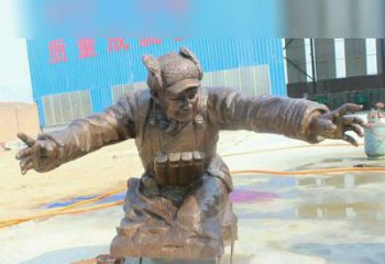 常州黄继光校园英雄铜雕：传承伟大精神