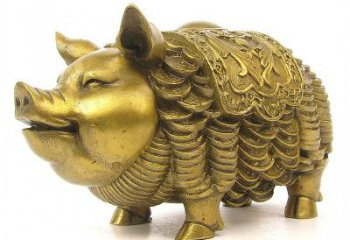 常州欢迎招财猪，用黄铜打造新年祝福