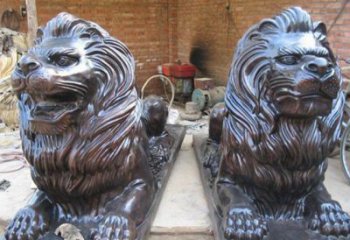 常州汇丰狮子铜雕塑是由中领雕塑制作的一款狮子…