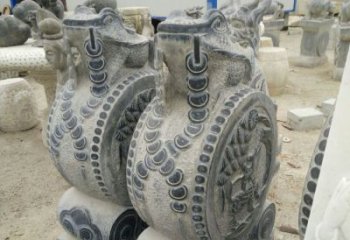 常州古韵深远，金蟾抱鼓石仿古门墩雕塑