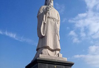 常州精美的历史名人雕塑——王羲之砂岩石雕像