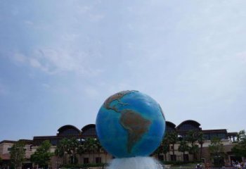 常州定制大型不锈钢地球雕塑