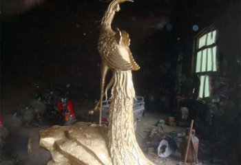 常州精美制作的孔雀雕塑