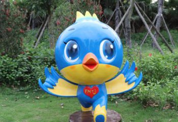 常州蓝色梦幻，玻璃钢鸽子雕塑