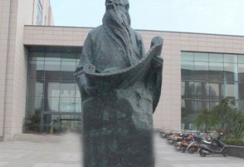 常州老子校园名人铜雕——精雕细琢，百年不朽