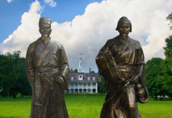 常州传承古代名人——华佗雕塑