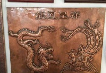 常州中领雕塑|传统铜雕龙凤精美雕塑