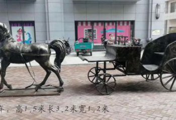 常州古典马车雕塑，精致传承礼仪之魂