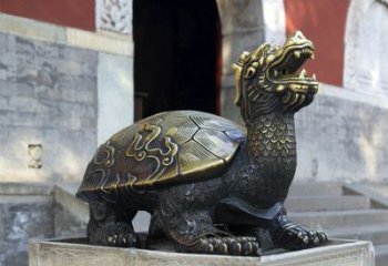 常州弥勒佛坐赑屃雕塑，神秘而古老