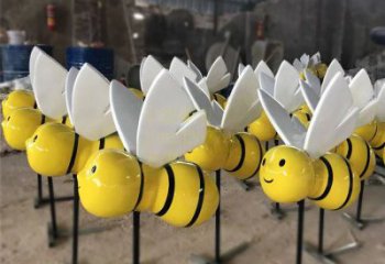 常州动感蜜蜂雕塑，营造精致的都市公园