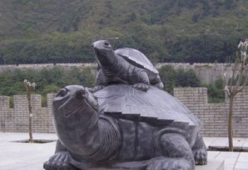 常州中领雕塑母子乌龟公园石雕