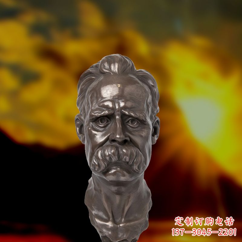 常州尊贵的尼采铜雕头像