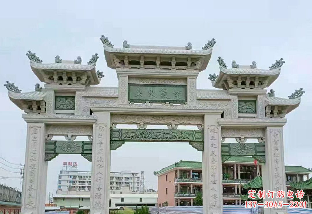 常州精美的牌楼石雕雕塑