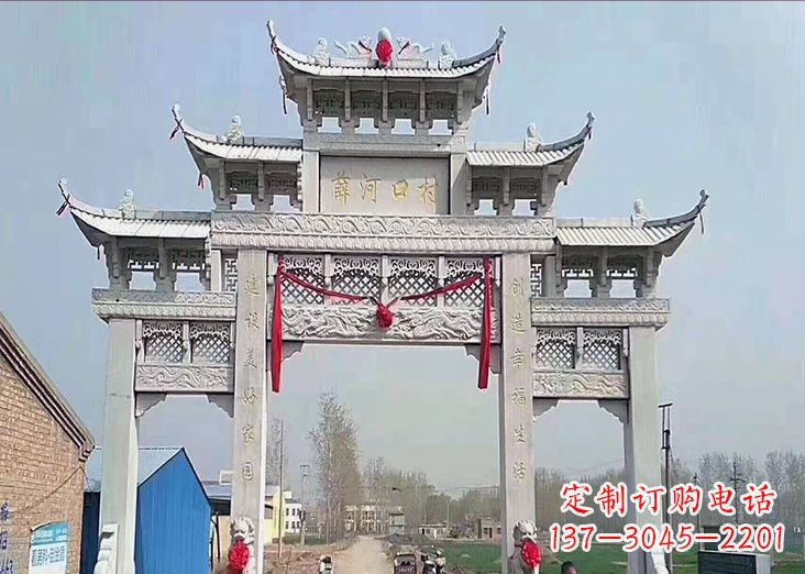 常州牌坊石雕龙