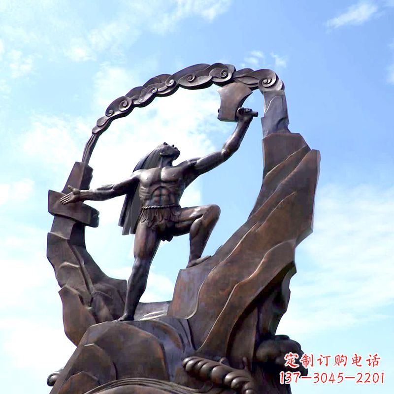 常州传承神话,展现气势—盘古大型景观雕塑