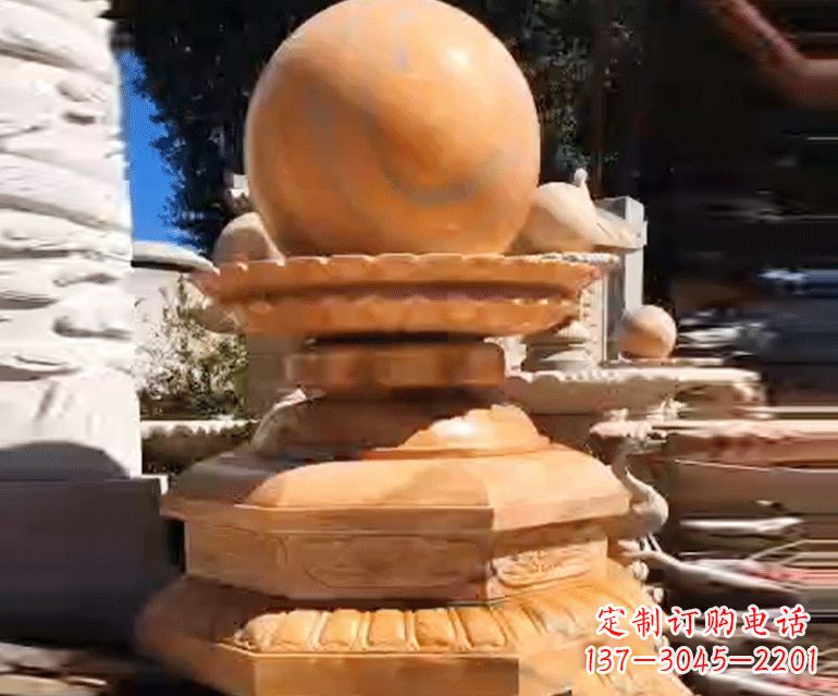 常州喷泉里的石材雕塑