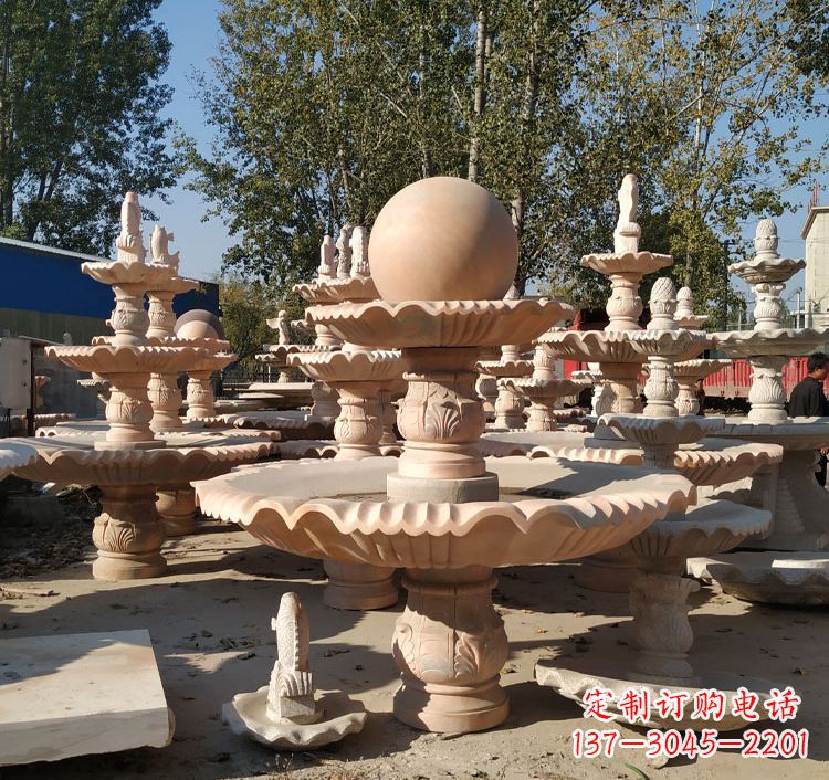 常州喷泉砂岩水景雕塑