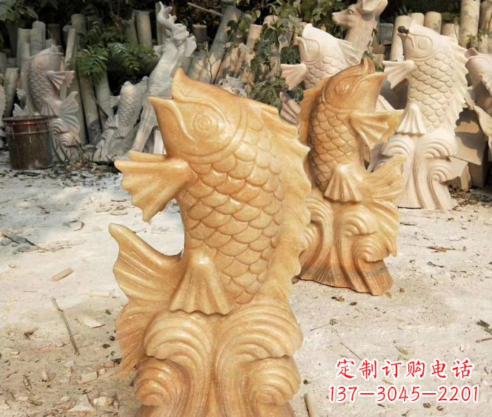常州中领雕塑精美鲤鱼雕塑