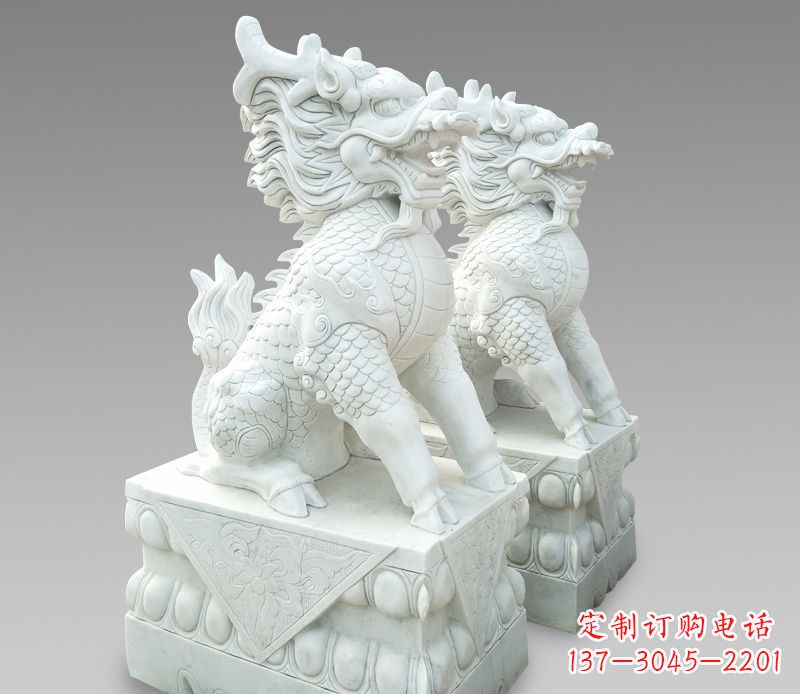常州释迦牟尼麒麟石雕,吸煞驱邪