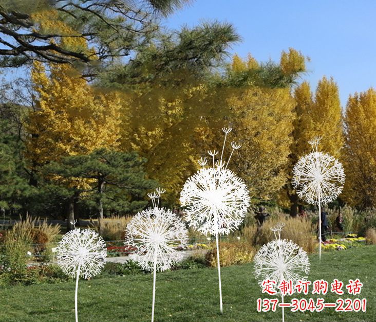 常州蒲公英景观不锈钢雕塑