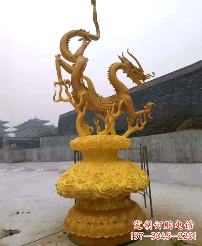 常州中领雕塑专业定制华丽的龙雕塑,集艺术设计…