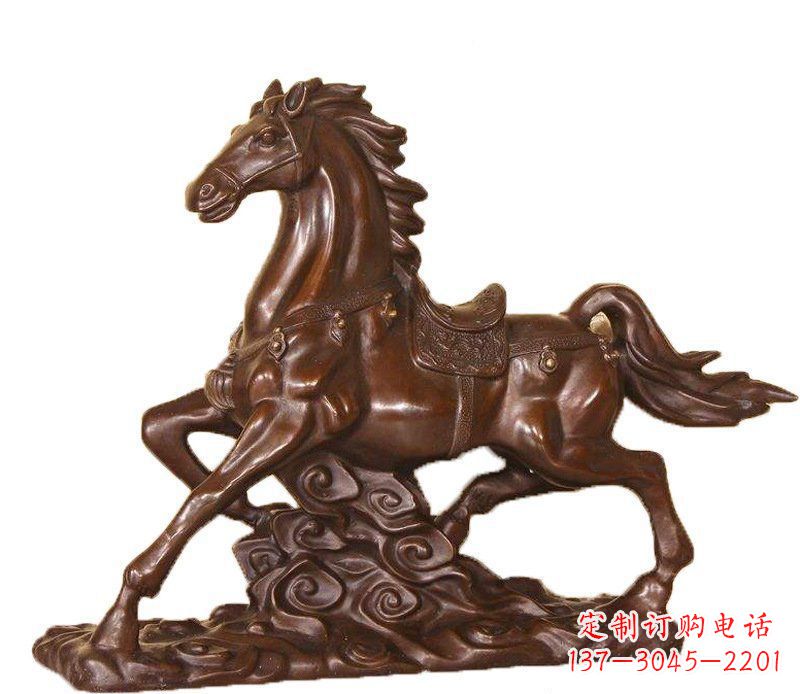 常州答案中领雕塑:精致马玻璃钢仿铜动物雕塑中…