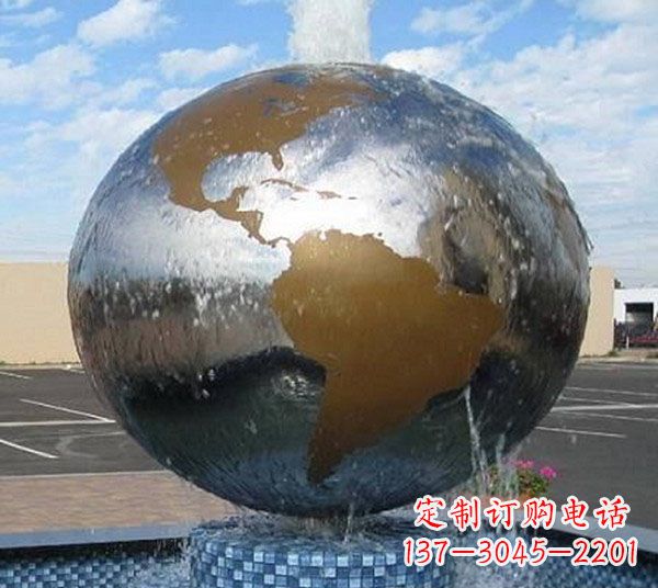 常州国际化地球喷泉雕塑