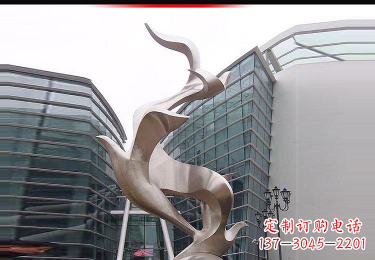 常州企业不锈钢雄鹰景观雕塑