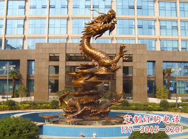 常州悠久传承高品质铜雕喷泉雕塑