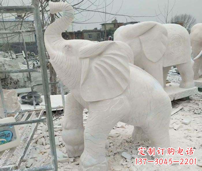 常州企业景观招财大象雕塑