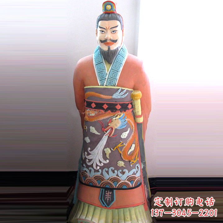 常州中国领先的秦始皇钢玻璃雕塑