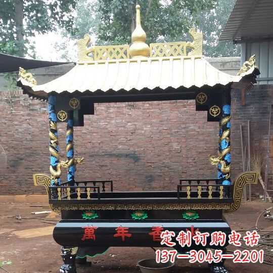 常州琴书侣文铜香炉|传承文雅风韵