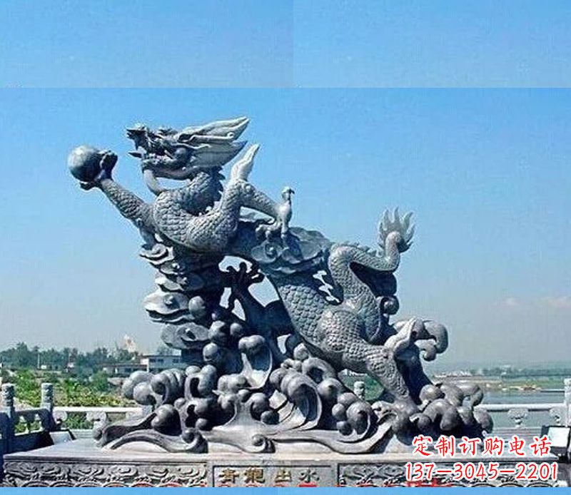 常州青龙出水景观石雕