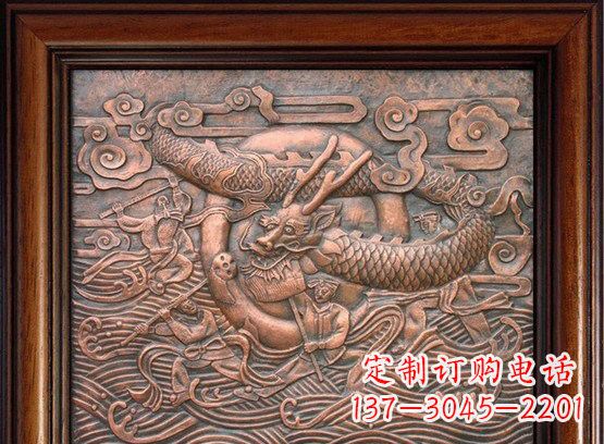 常州精美青龙铜浮雕,集传统与现代于一身