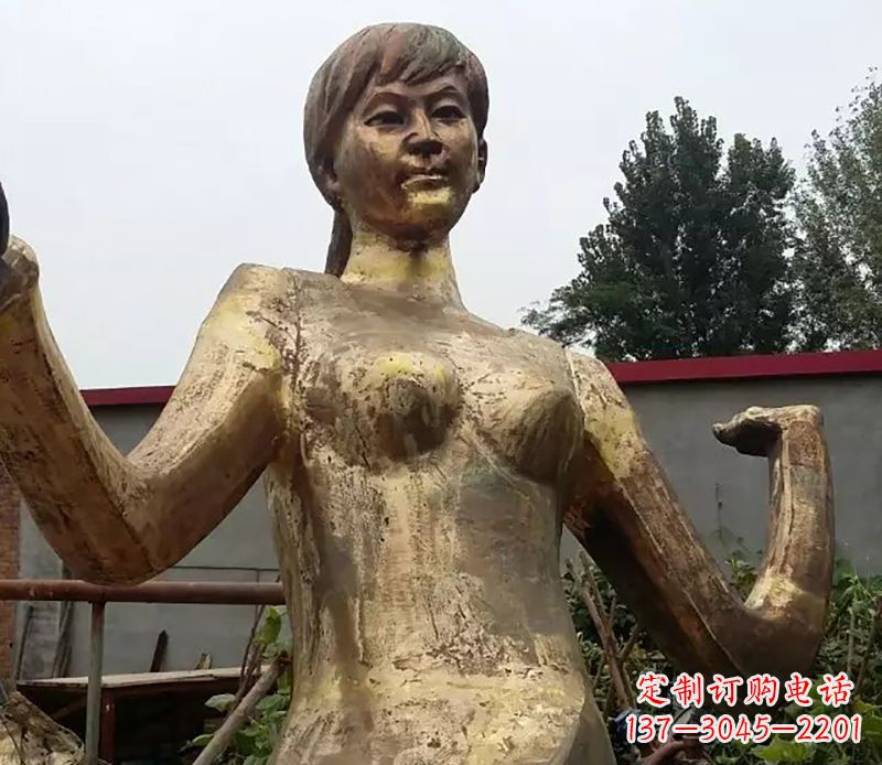 常州中领雕塑的精美青年雕塑经典实物塑造,给人…