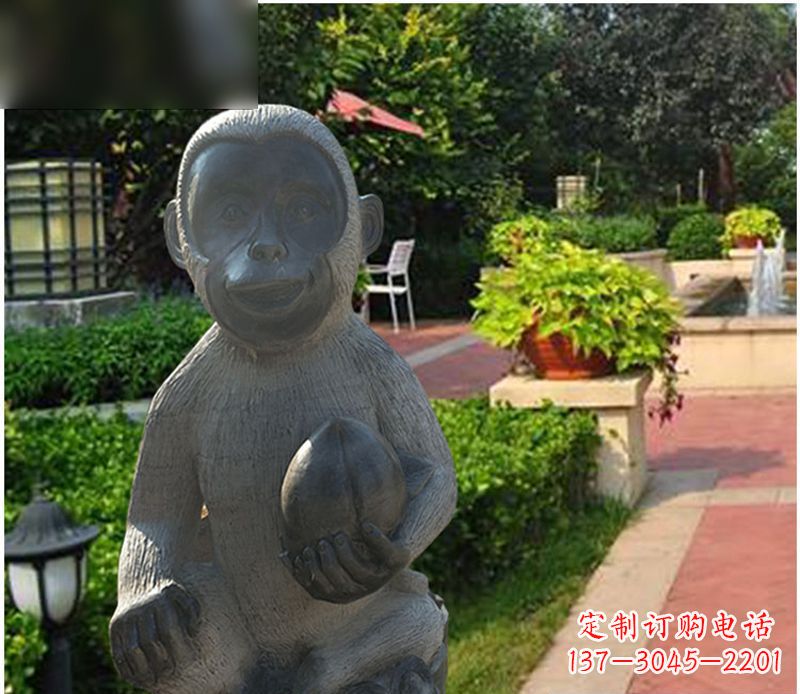 常州青石猴雕塑:尽显可爱的童趣